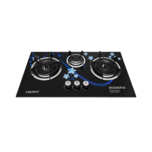 Crown Hob CR-24G (3-Burner Glass Hob)