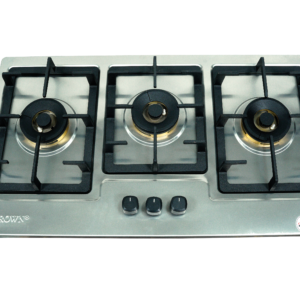 Crown Hob CR-3113 (3-Burner Stainless Steel)