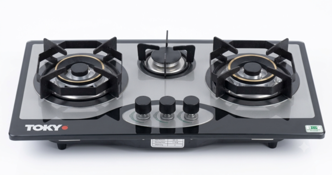 Tokyo Hob TK 101 B (Black Glass 3-Burner)