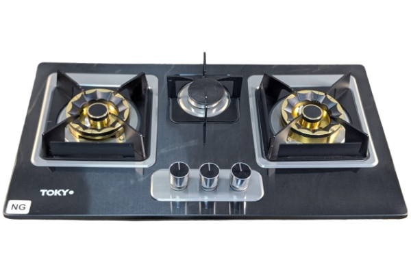 Tokyo Hob TK 2210 (3-Burner Sabaf Glass Hob)